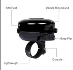 Lista Bicycle Bell Adjustable Bicycle Accessories, Black