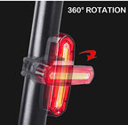 Lista 120 Lumens Rechargeable USB Rear Light Bicycle Cycling Taillight LED Waterproof MTB Road Bike Lamp Rear Light for Bicycle