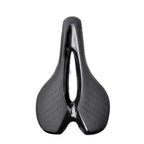 Premium Gel Bicycle Seat Cushion – Ergonomic Silicone MTB & Road Bike Saddle with Hollow Vent Design, Shock-Absorbing, Soft & Comfortable Cycling Seat with Reflective Strip (Black)