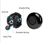 Lista Bicycle Bell Adjustable Bicycle Accessories, Black