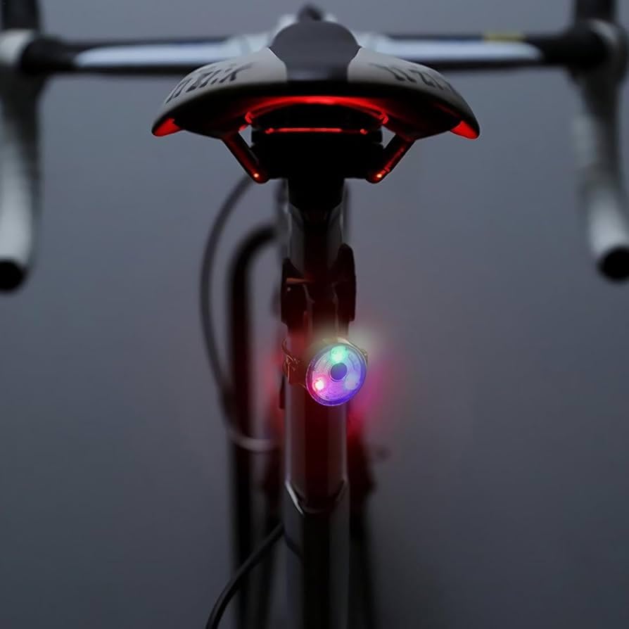 Lista USB Rechargeable Bicycle LED Tail Light, 3 Modes, Waterproof, 240° Visibility, with Micro USB Charging Cable