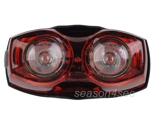 Lista 2 x LED Bicycle Cycling Cycle Bike Rear Tail Light Red Super Bright