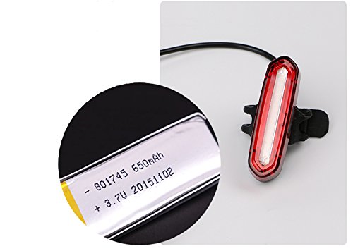 Lista 120 Lumens Rechargeable USB Rear Light Bicycle Cycling Taillight LED Waterproof MTB Road Bike Lamp Rear Light for Bicycle