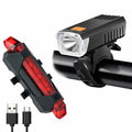 Lista Combo of Rechargeable Head Cycle Light and Cycle Tail Light Cycle Light led for Bicycle (6 Months warrenty)