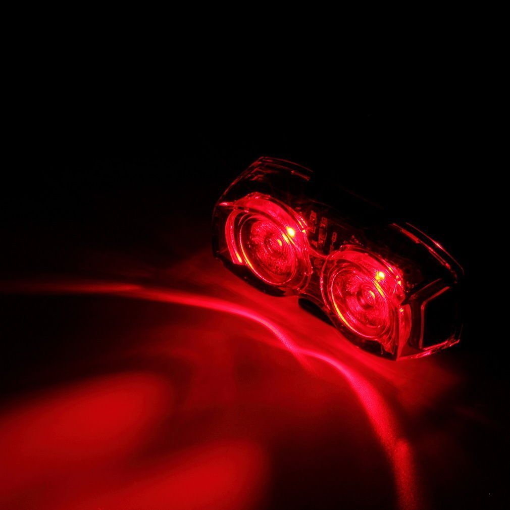 Lista 2 x LED Bicycle Cycling Cycle Bike Rear Tail Light Red Super Bright