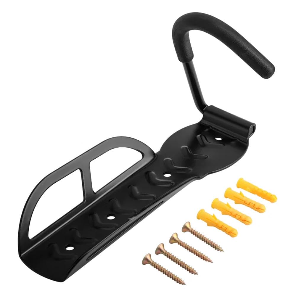 Lista Foldable Bicycle Wall Rack Wall-Mounted Display Rack with Fixed Style Convenient Parking Hook