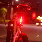 Lista Bicycle LED Head Light USB Rechargeable Light Cycling Lamp Head Light Tail Light (red)