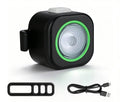 Lista Smart Bicycle Tail Light Flashlight 4 LED Aluminum Alloy Waterproof Battery Powered 6 Modes Auto On/Off for Road Mountain Mini LED Bicycle Tail Light, 7 Modes, USB-C Rechargeable
