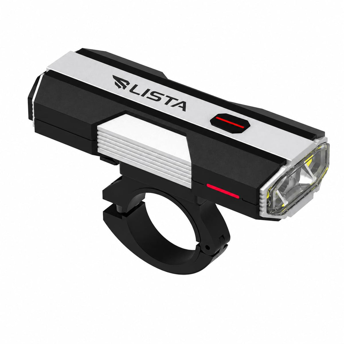 Lista Bicycle Light, 700 Lumens USB Rechargeable Cycle Headlight 4000mAh IPX6 Waterproof Bicycle Front Light 5 Modes Aluminum Alloy Super Bright Cycle Light for Night Riding Silver
