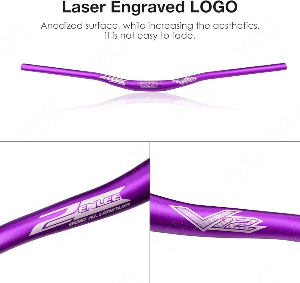 Bicycle Handlebar 31.8mm, Aluminum Alloy MTB Handlebar Riser Bar for Mountain Bike 720/780MM (Red)) Sporting Goods | Cycling | Bicycle Components & Parts | Handlebars For bicycle