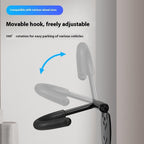 Lista Foldable Bicycle Wall Rack Wall-Mounted Display Rack with Fixed Style Convenient Parking Hook