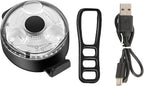 Lista USB Rechargeable Bicycle LED Tail Light, 3 Modes, Waterproof, 240° Visibility, with Micro USB Charging Cable