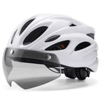 Lista Adults Bike Bicycle Helmet Cycling/Climbing/MTB/BMX Adjustable with Removable Shield Visor/Safty Rear Led Light for Road Men&Women