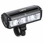 Lista Super Bright Bicycle Light | 1800 Lumen USB Rechargeable Bicycle Light | Aluminum Alloy Front Cycling Light with 4 Modes | IPX4 Waterproof & Durable Bicycle Headlamp for Road & Mountain Biking