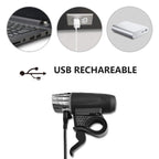 Lista USB Rechargeable 360° Rotation Bike Bicycle Front Headlight
