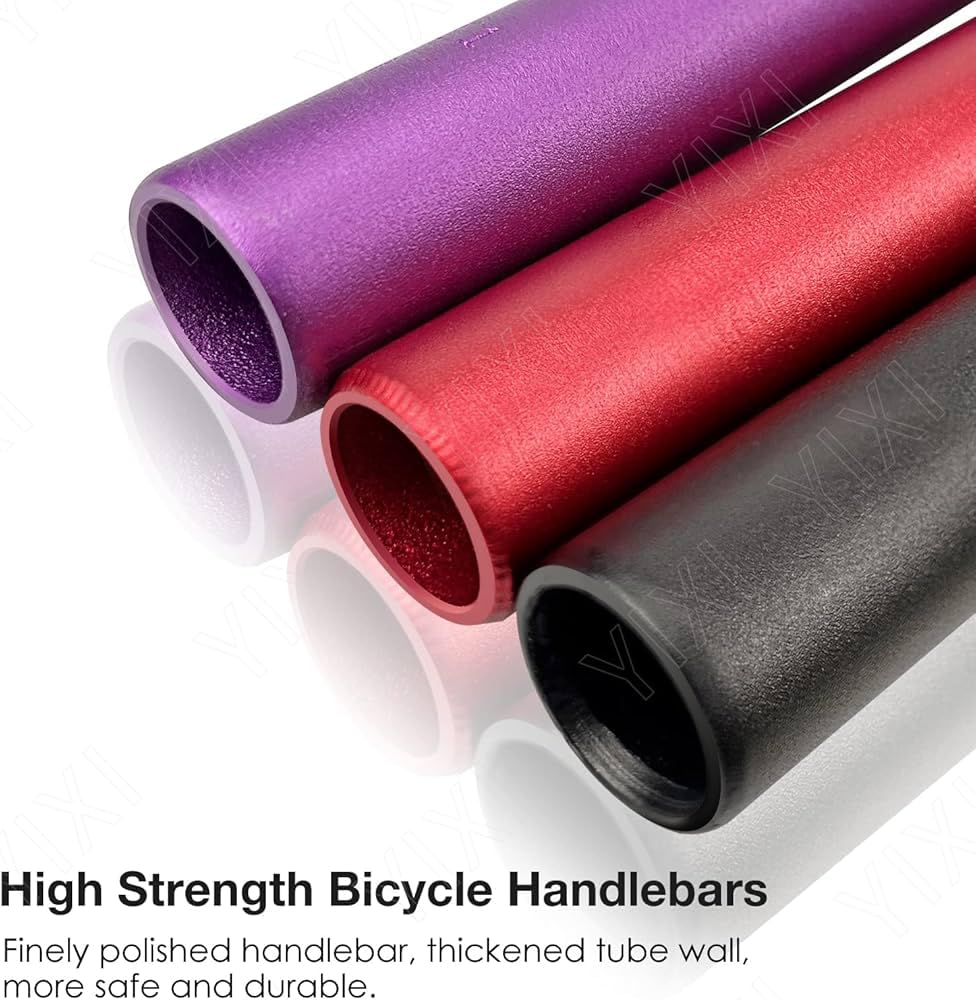 Bicycle Handlebar 31.8mm, Aluminum Alloy MTB Handlebar Riser Bar for Mountain Bike 720/780MM (Red)) Sporting Goods | Cycling | Bicycle Components & Parts | Handlebars For bicycle