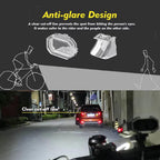 Lista Bicycle Light, 700 Lumens USB Rechargeable Cycle Headlight 4000mAh IPX6 Waterproof Bicycle Front Light 5 Modes Aluminum Alloy Super Bright Cycle Light for Night Riding Silver