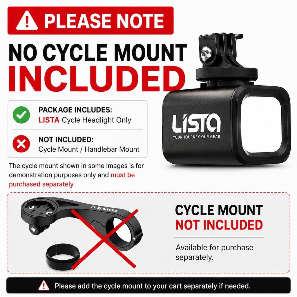 Lista 800 Lumens Bicycle Headlight with Cutoff Beam & Remote Control, USB Rechargeable Bike Light, Waterproof Aluminum Alloy Front Light with Horn, Long Range Night Riding Safety Light