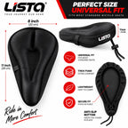 Lista Lista002 Bicycle FOAM Saddle Seat and Cycling Cushion Pad Bike FOAM Cover