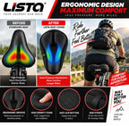 Lista Lista002 Bicycle FOAM Saddle Seat and Cycling Cushion Pad Bike FOAM Cover