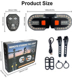 Lista Bicycle Turn Signals,Bright Bicycle Bicycle Indicator Rear Taillight IPX5 Waterproof Wireless Remote Control Rear Cycle Light USB Rechargeable